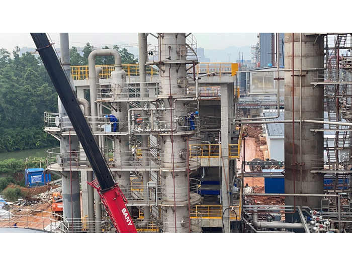 铜陵泰富特种材料有限公司脱硫工段扶手除锈防腐工程